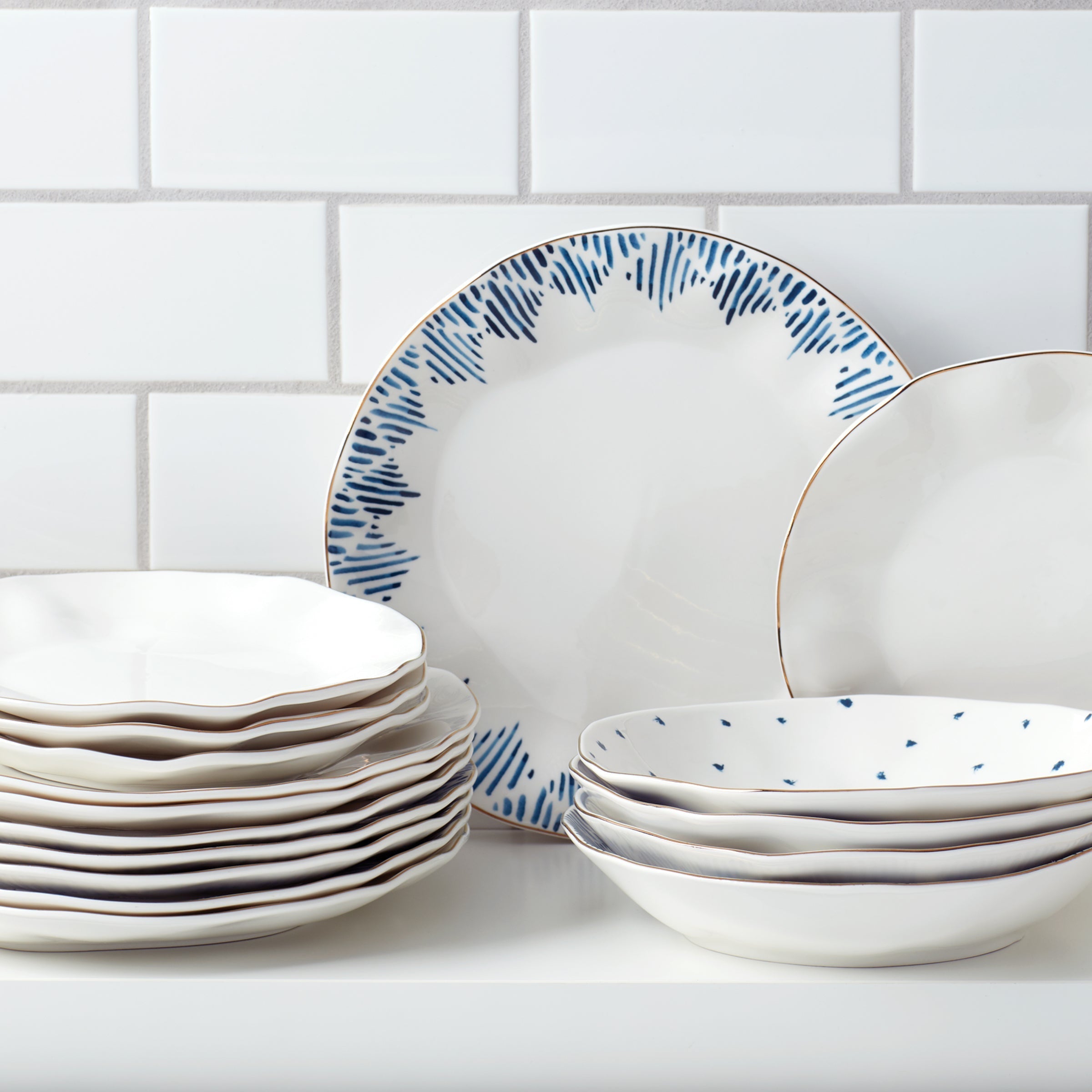 Lenox Premium Blue Bay White Dinner Plates, Set of 4 - Image 4