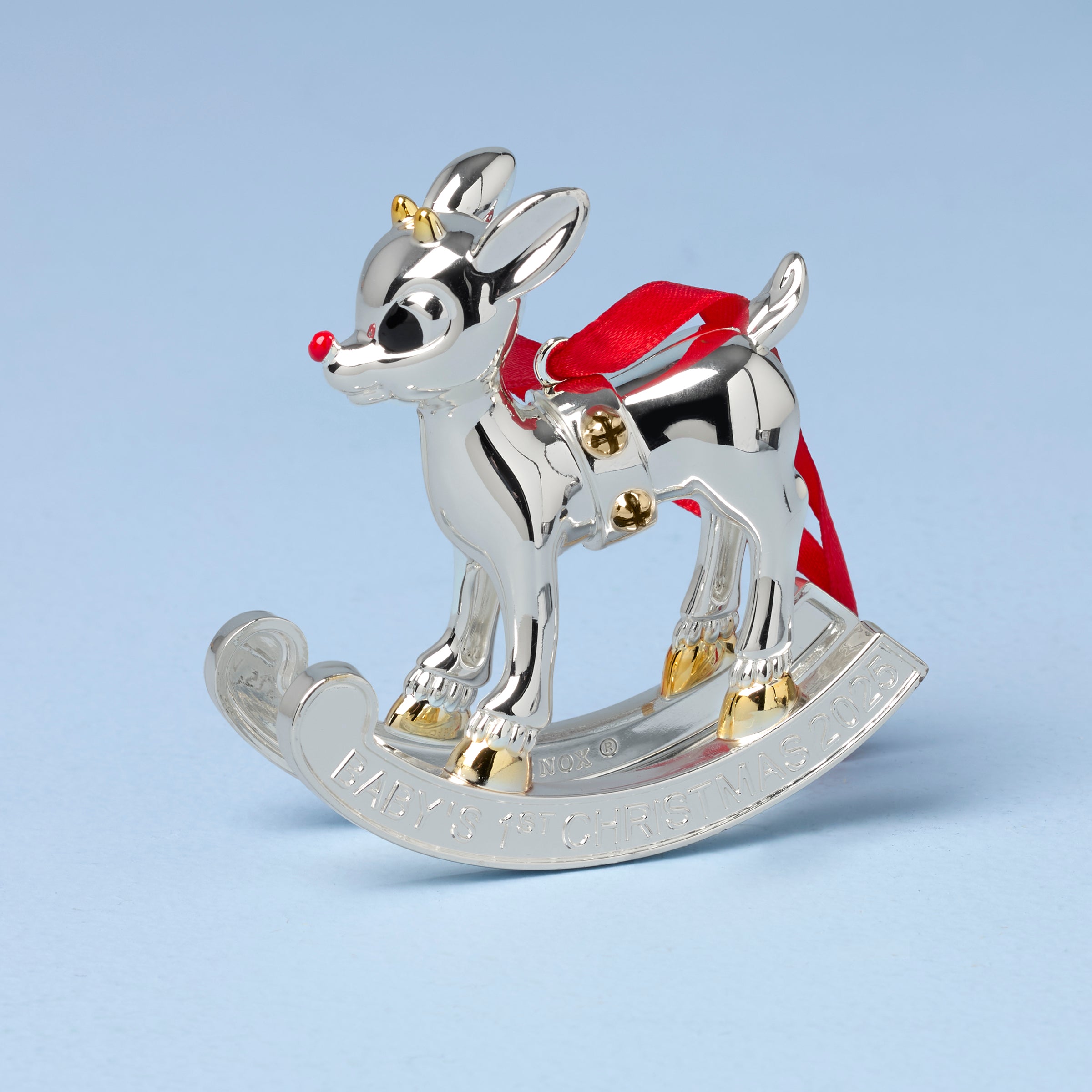 Lenox Premium 2026 Baby's 1st Christmas Rudolph Ornament - Image 2