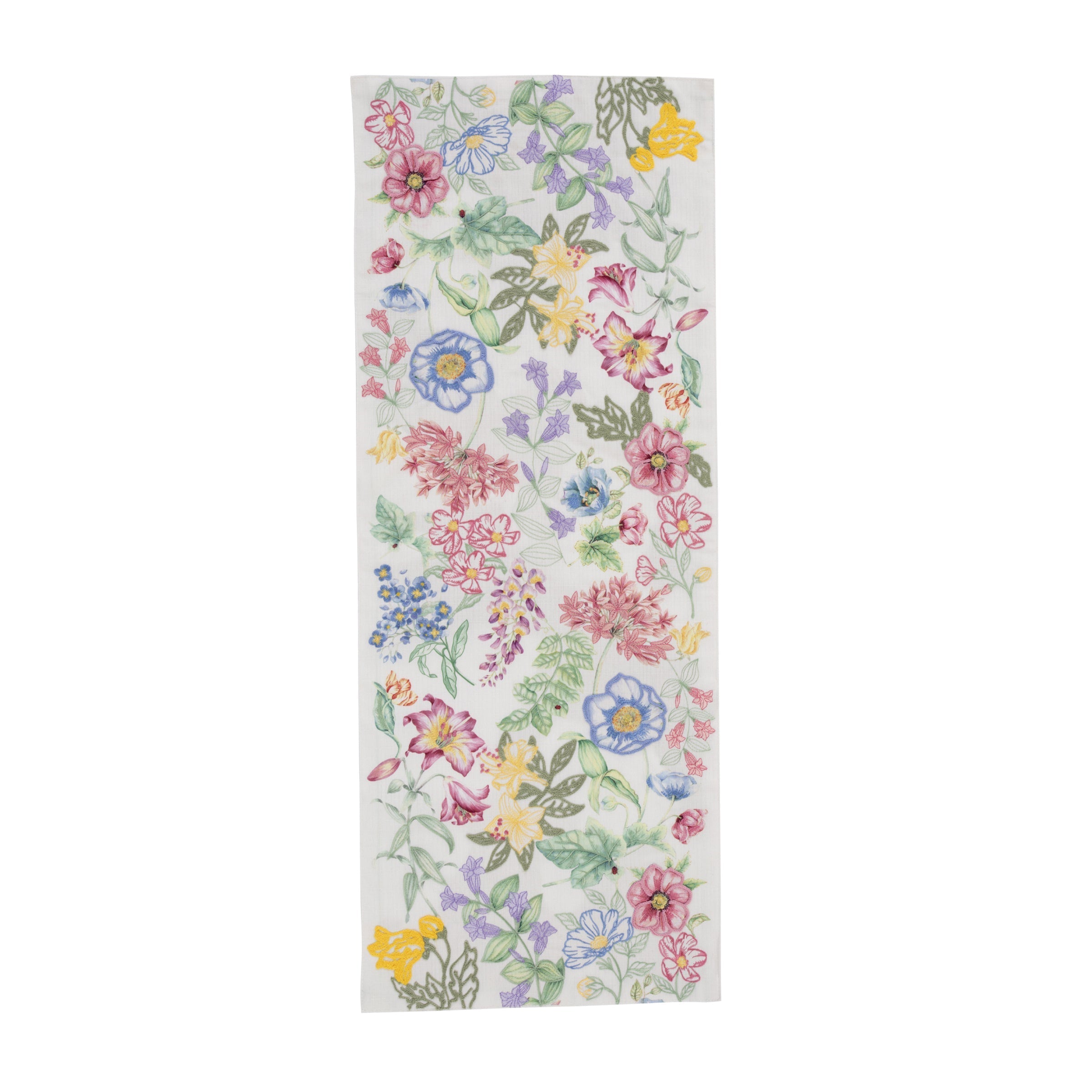 Lenox Premium Butterfly Meadow Garden Embroidered Centerpiece Table Runner - Image 3