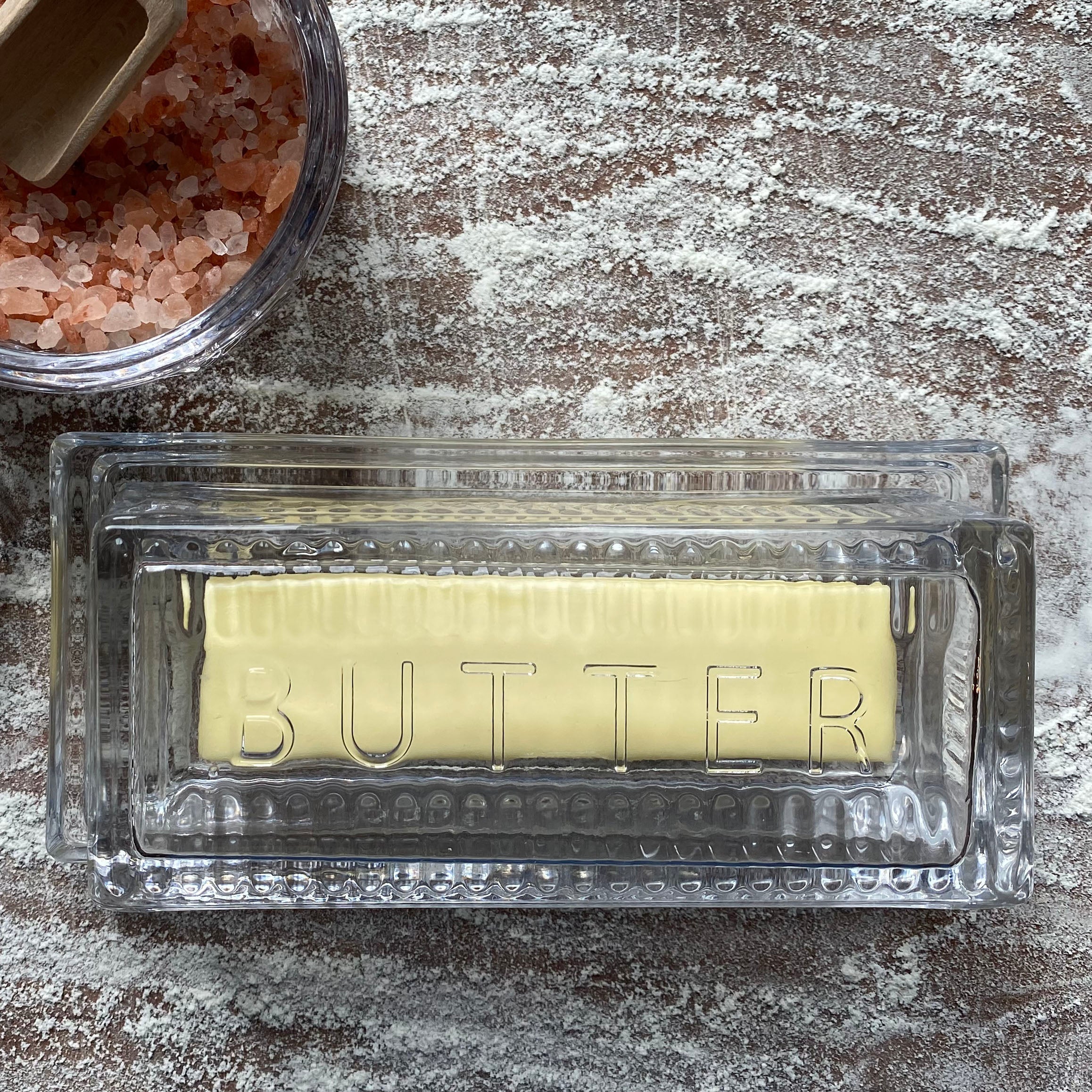 Lenox Premium Glass Butter Dish - Image 2