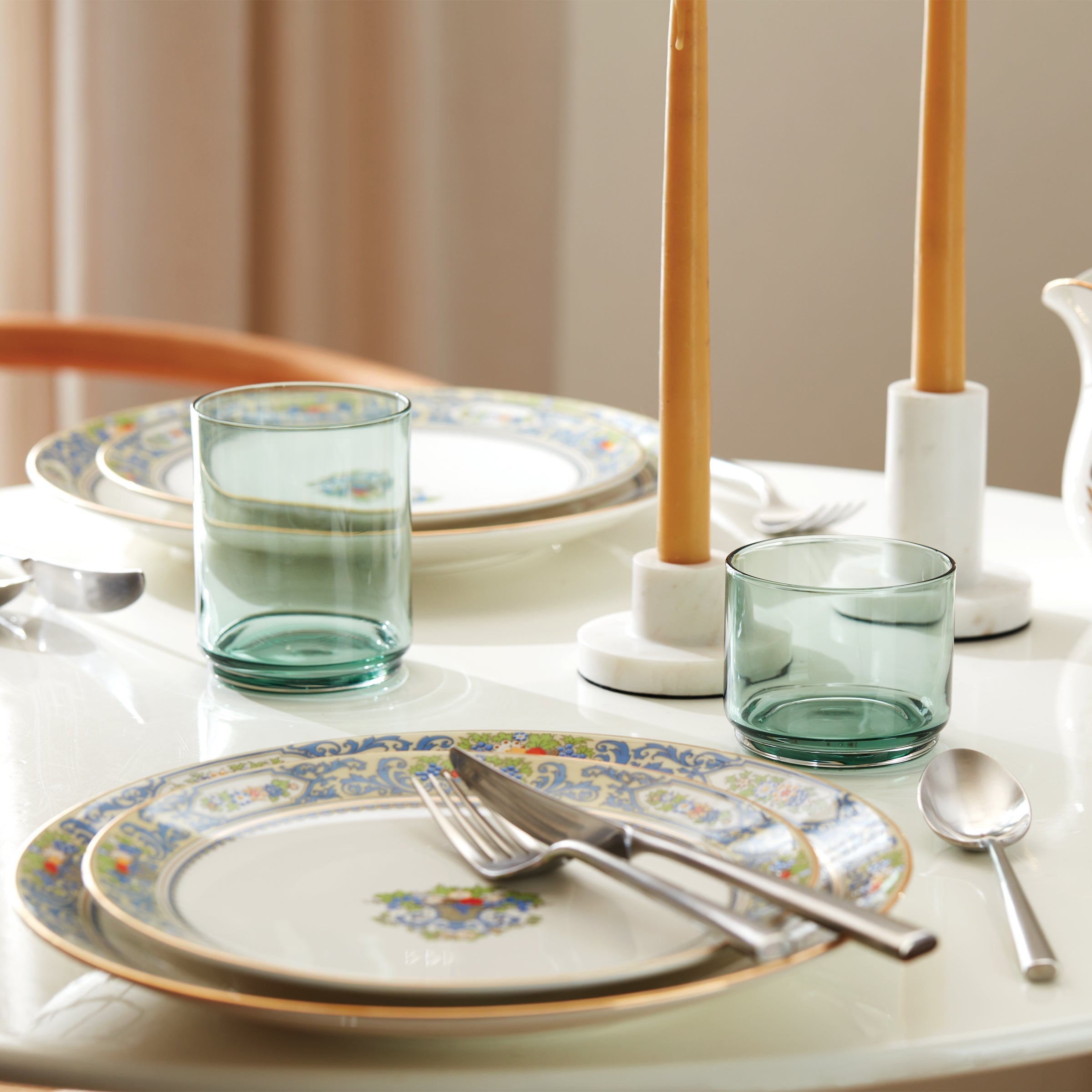 Lenox Premium Tuscany Classics Stackable Green Tall Glasses, Set of 4 - Image 9