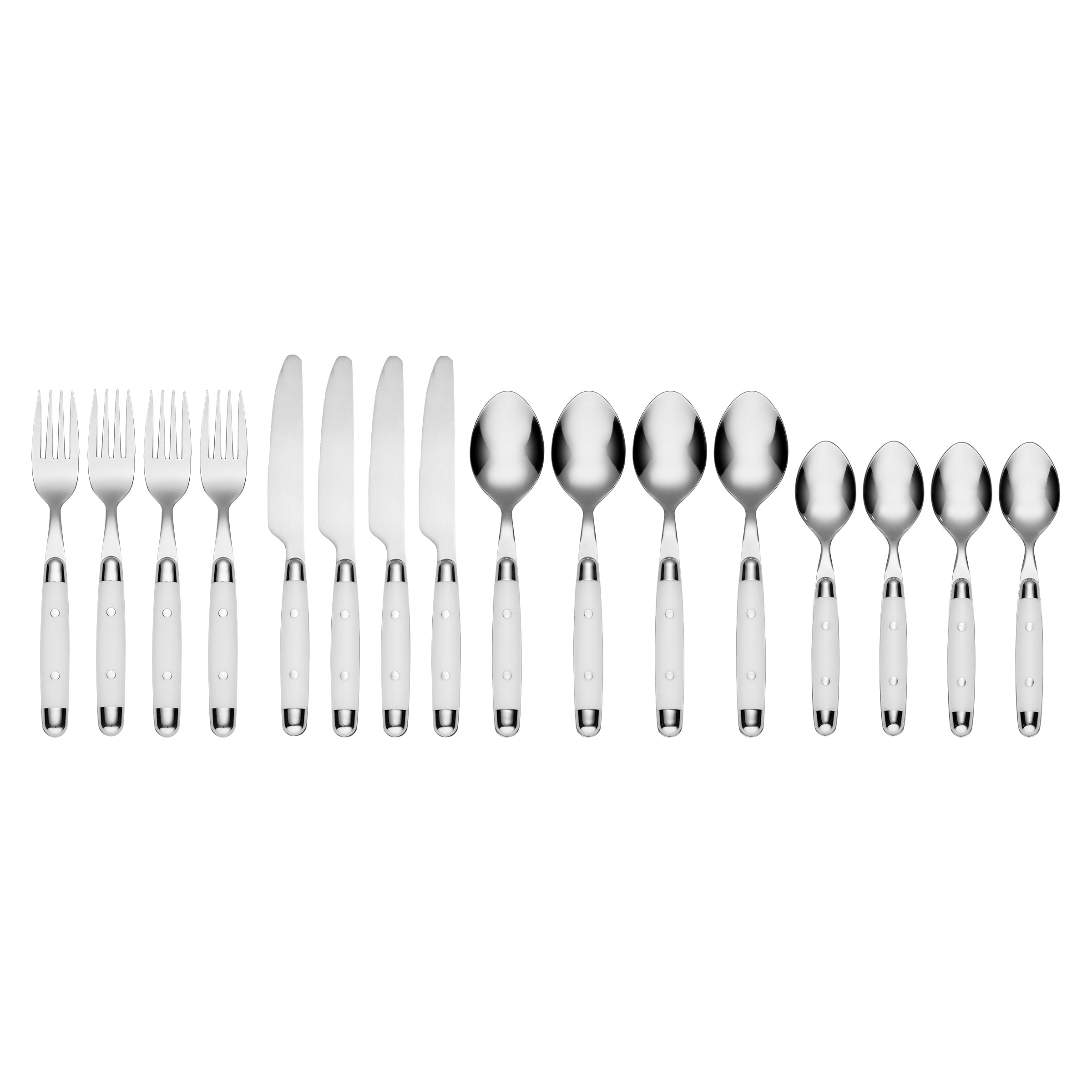 Lenox Premium Jubilee White 16-Piece Flatware Set - Image 3