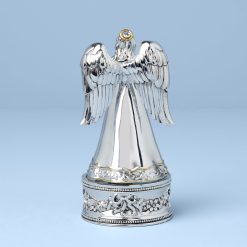 Alternative view of Lenox Premium Vintage Musical Angel Silverplate Figurine