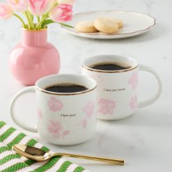 Alternative view of Lenox Premium Spring Pansies Mugs, Set of 2
