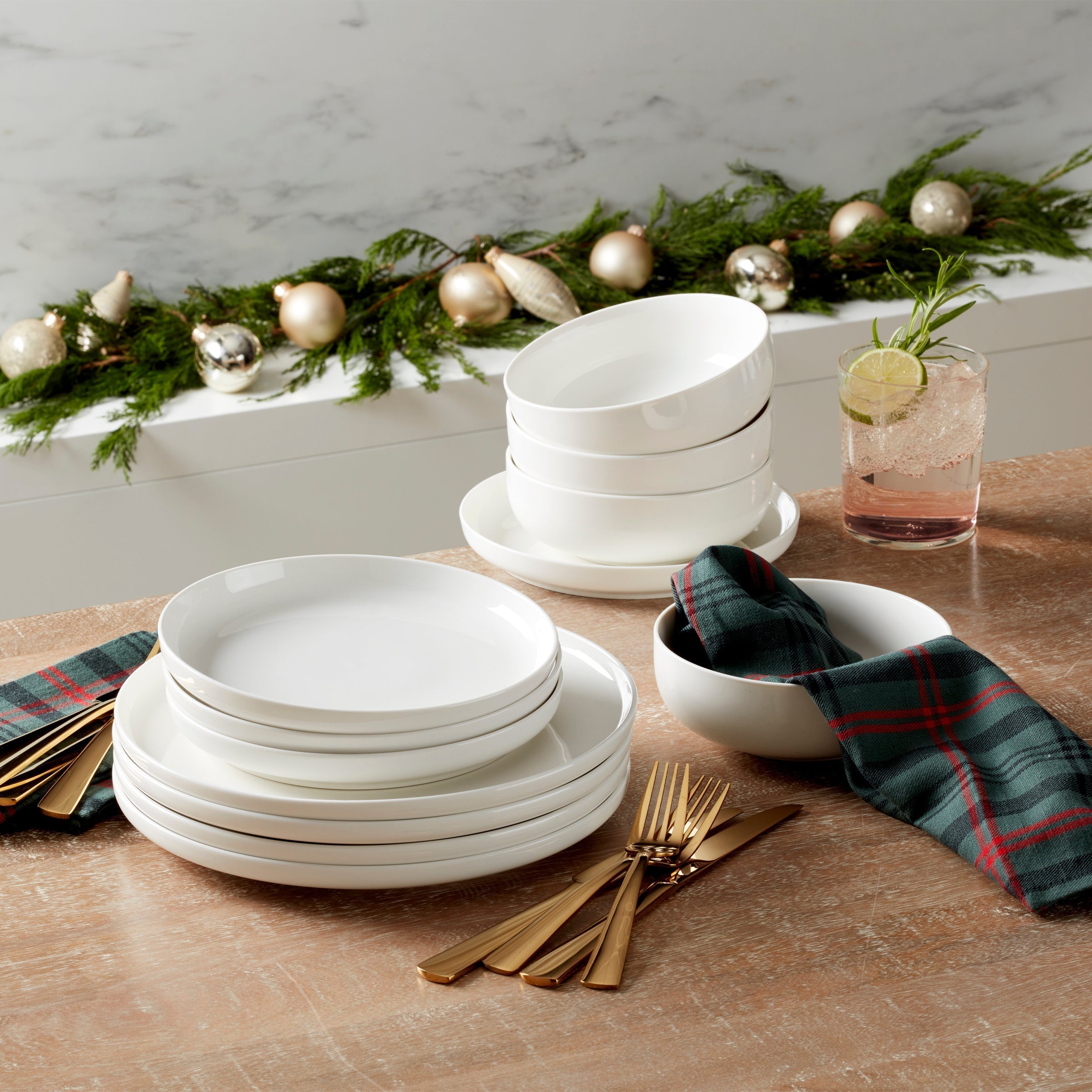 Lenox Premium 24 Seven White 12-Piece Dinnerware Set - Image 11