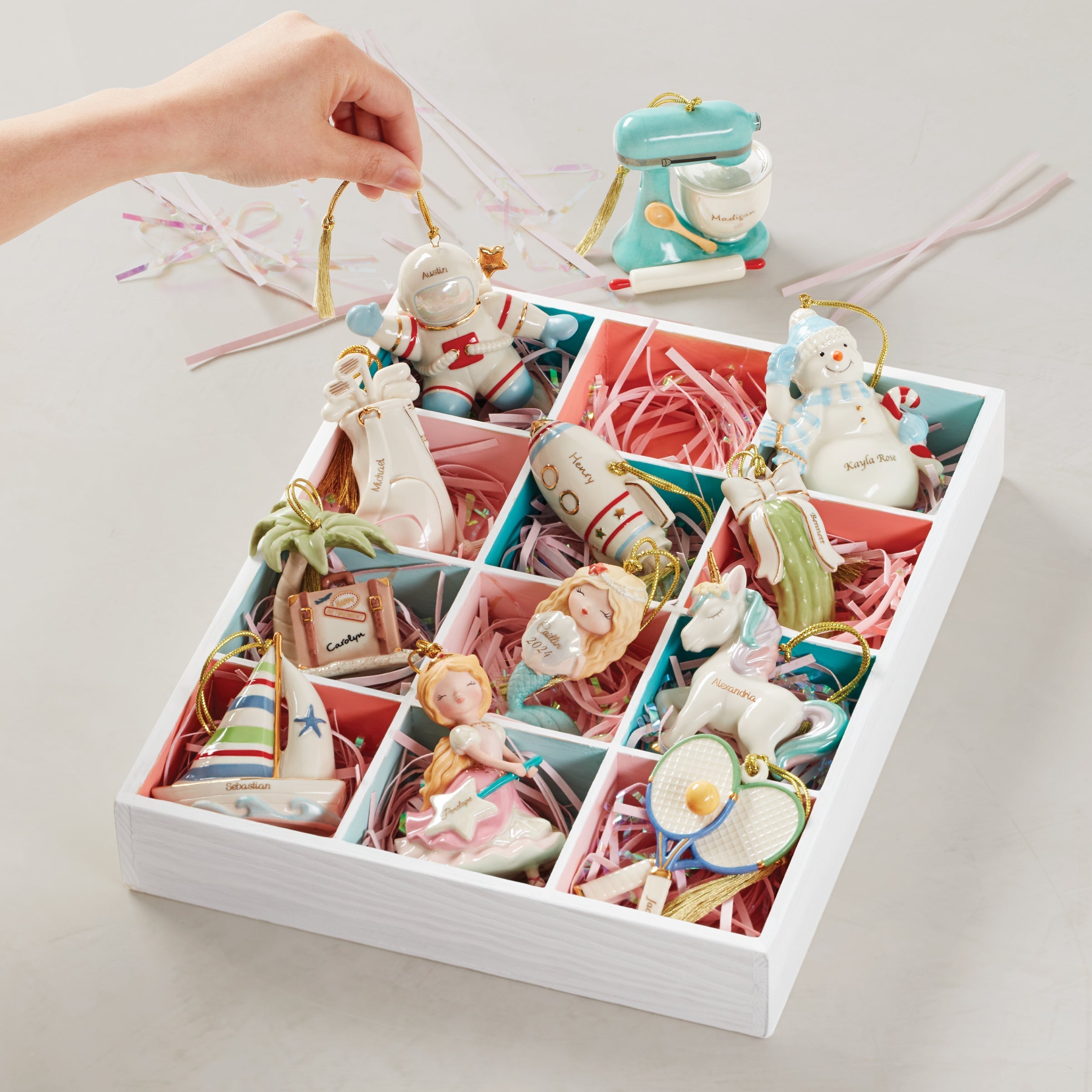 Lenox Premium Personalized Kitchen Mixer Ornament - Image 4