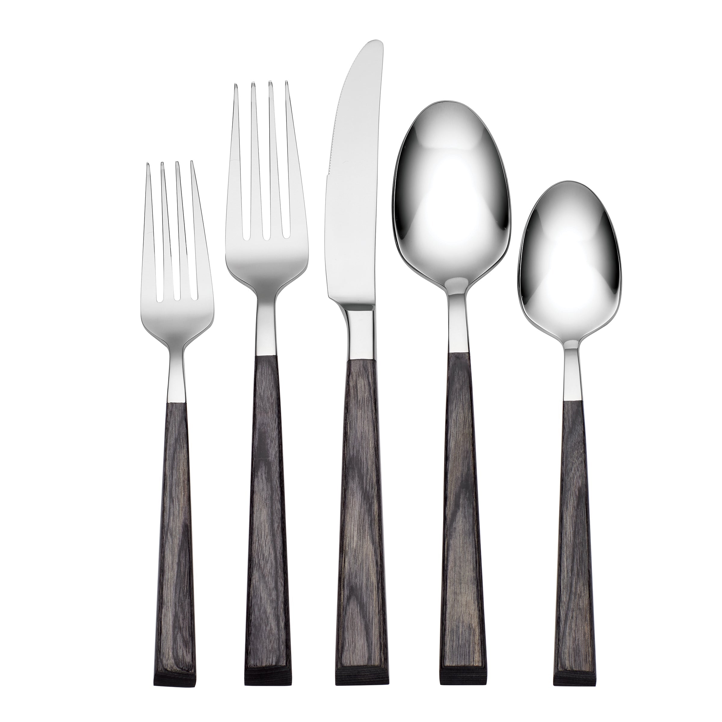 Lenox Premium Coronado Charcoal 5-Piece Place Setting - Image 4