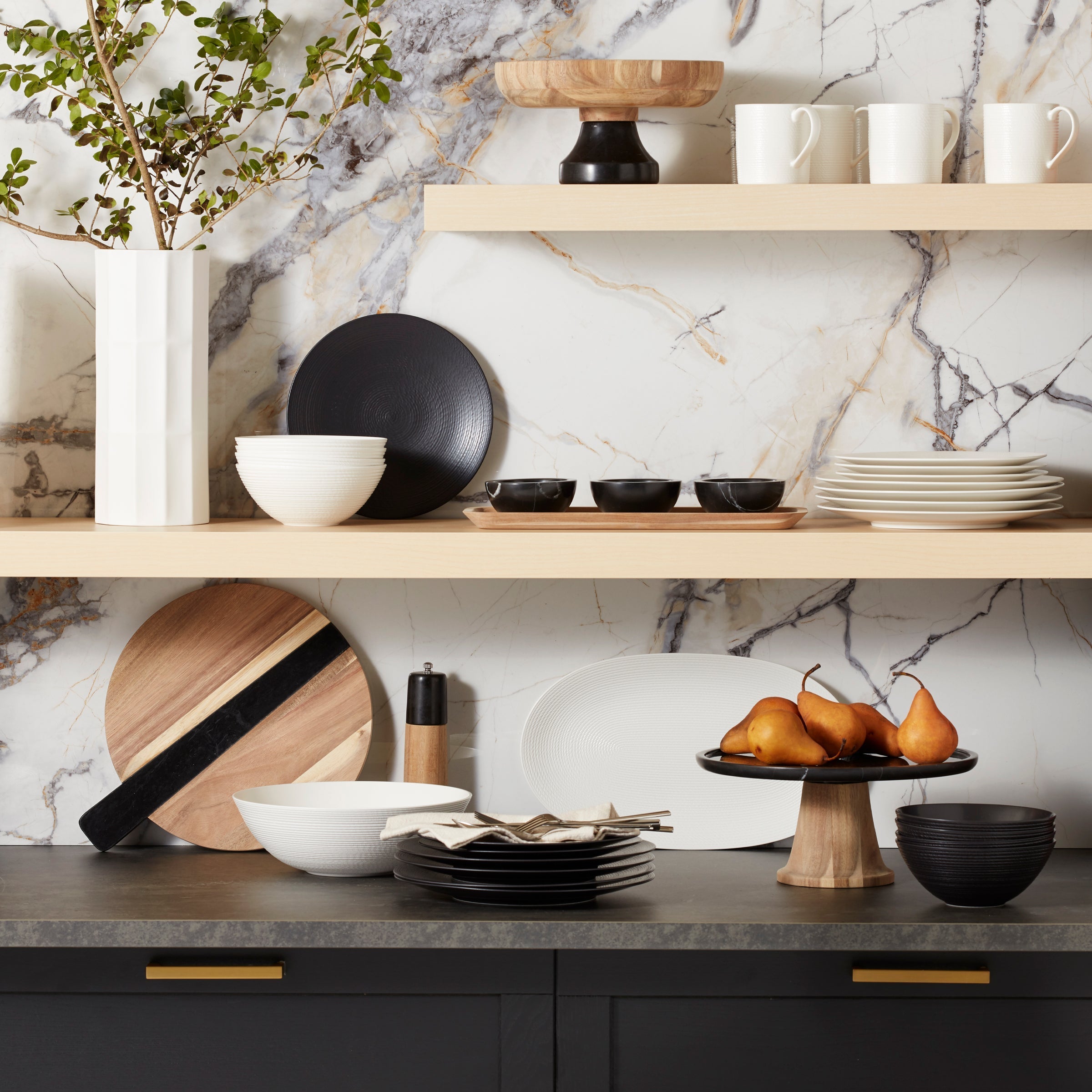 Lenox Premium LX Collective White 12-Piece Dinnerware Set - Image 5