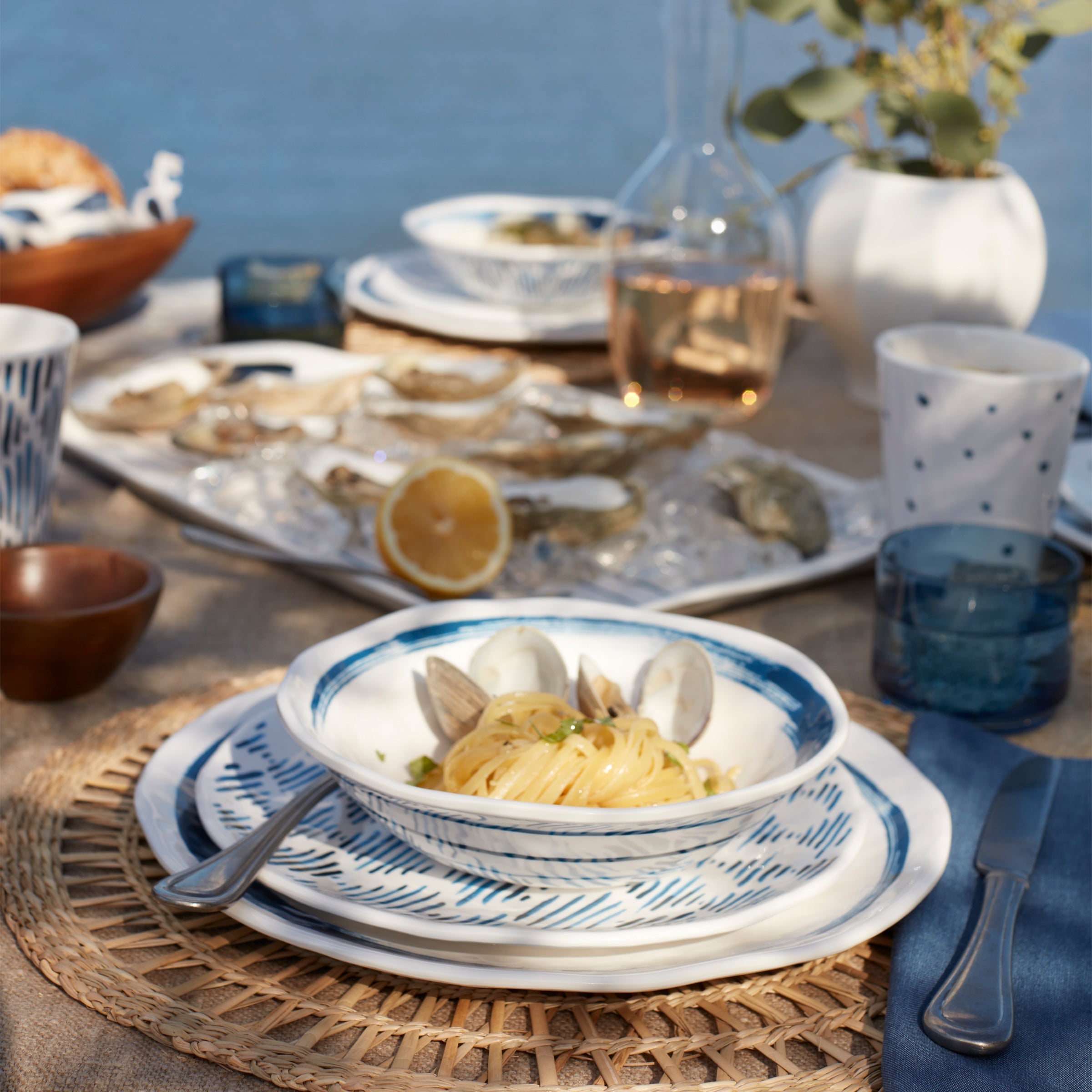 Lenox Premium Blue Bay Melamine Assorted Accent Plates, Set of 4 - Image 8