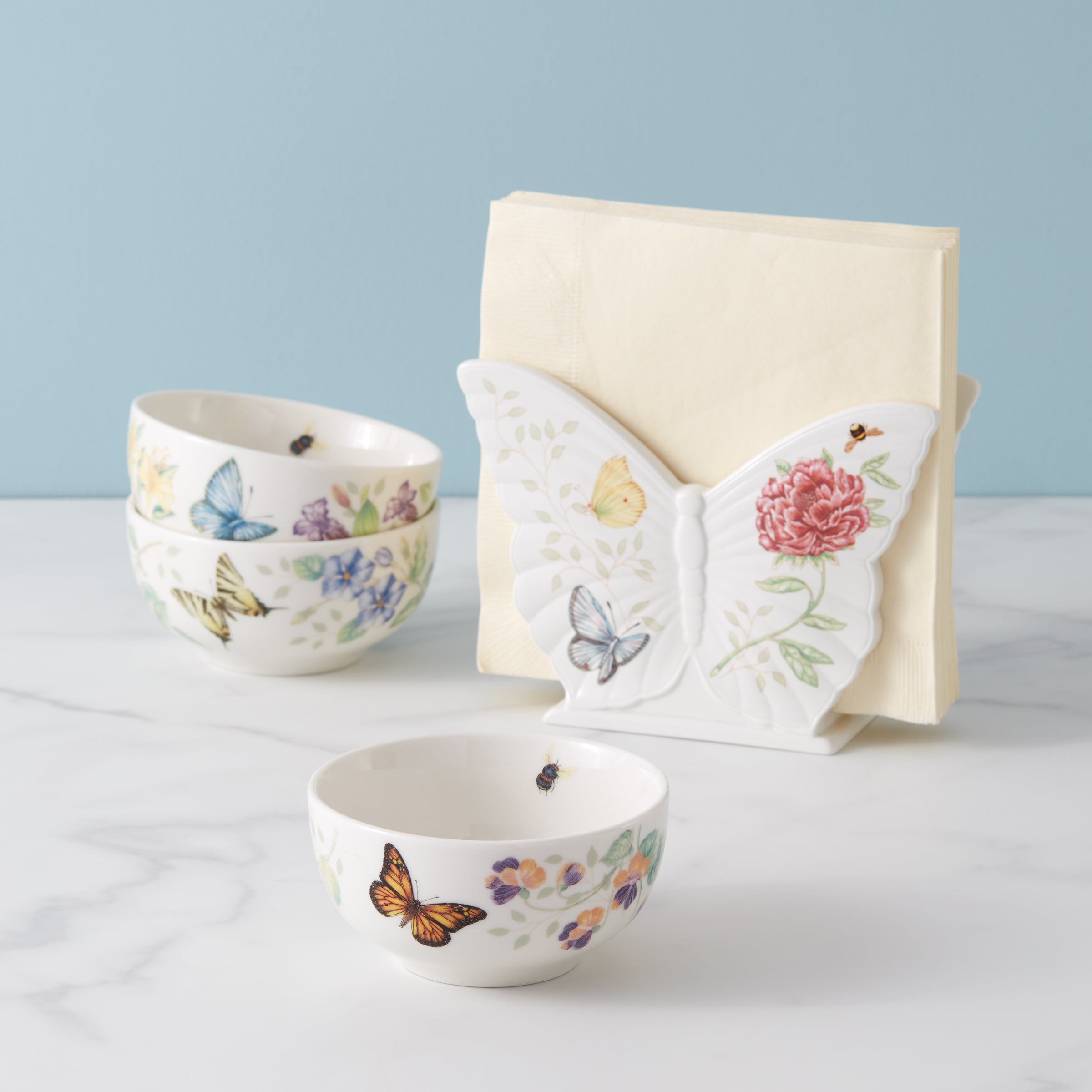 Lenox Premium Butterfly Meadow Mini Bowls, Set of 3 - Image 2